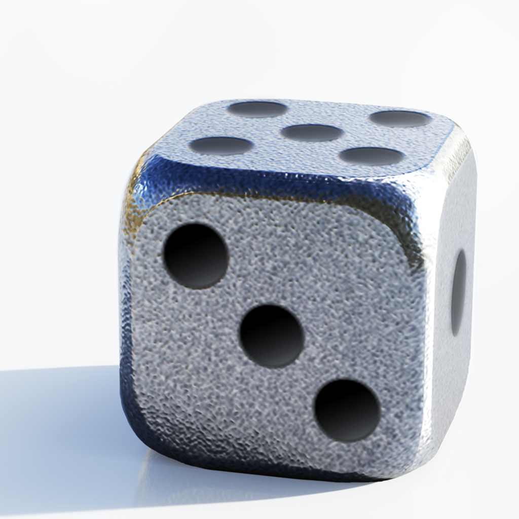 The silver Yamb die